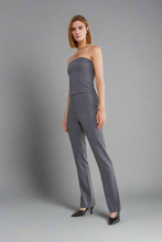 Load image into Gallery viewer, Ottod&#39;Ame Grey Linen Blend Trousers
