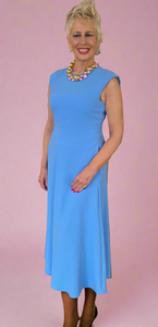 Essentiel Antwerp Blue Maxi-Length Dress