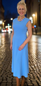 Essentiel Antwerp Blue Maxi-Length Dress