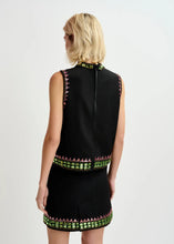 Load image into Gallery viewer, Essentiel Antwerp black sleeveless top with embellishments
