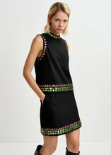 Load image into Gallery viewer, Essentiel Antwerp black sleeveless top with embellishments
