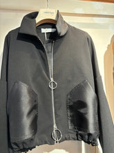 Load image into Gallery viewer, Beatrice B Black Bomber Jacket
