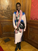 Load image into Gallery viewer, Tidings Pink Parisien Peonie Wool Scarf
