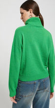 Load image into Gallery viewer, Ottodame Green Cashmere Blend Rolled Neck Jumper
