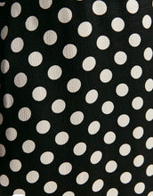 Load image into Gallery viewer, Essentiel Antwerp Black &amp; White Polka Dot Cape Sleeve Dress
