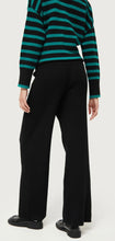 Load image into Gallery viewer, Compania Fantastica Black Knit Semi Flared Trousers
