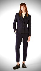 Pennyblack Navy Double Breasted Blazer