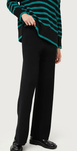 Compania Fantastica Black Knit Semi Flared Trousers