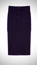 Load image into Gallery viewer, Pennyblack Navy Denim Cotton Cargo Skirt
