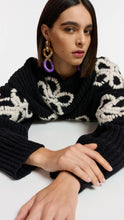 Load image into Gallery viewer, Essentiel Antwerp Black Chunky Ribbed Knit Jumper
