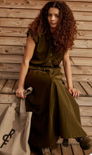 Load image into Gallery viewer, RDF Army Green Cargo Skirt
