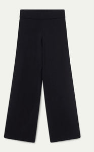 Compania Fantastica Black Knit Semi Flared Trousers