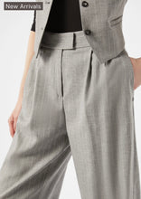 Load image into Gallery viewer, PENNYBLACK Grey Pinstripe Suit Trousers
