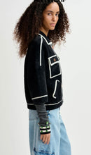 Load image into Gallery viewer, Essentiel Antwerp Black Fluffy Cardi-Jacket
