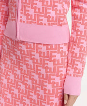 Load image into Gallery viewer, Essentiel Antwerp Pink Jacquard Zippy Jacket

