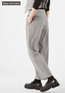 PENNYBLACK Grey Pinstripe Suit Trousers