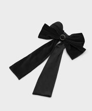 Load image into Gallery viewer, Nali Black Velvet Sweet Hair Bow
