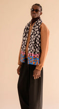 Load image into Gallery viewer, Tidings Silk &amp; Wool Opera Scarf “Moderne Mono”
