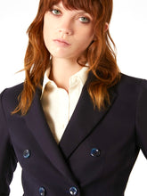 Load image into Gallery viewer, Pennyblack Navy Double Breasted Blazer
