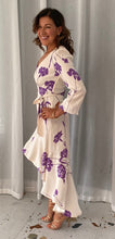 Load image into Gallery viewer, Twinset Lilac Wisteria Dip Hem Crepe Dress
