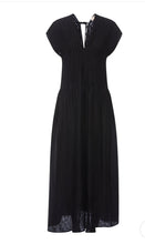 Load image into Gallery viewer, RDF Black Long Midi Elegant Dress
