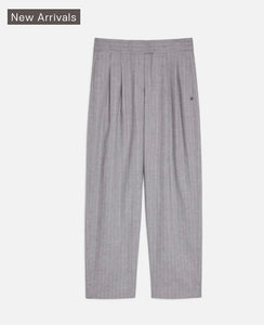 PENNYBLACK Grey Pinstripe Suit Trousers