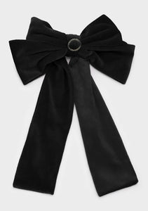 Nali Black Velvet Sweet Hair Bow