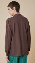 Load image into Gallery viewer, PennyBlack Brown Cotton Voile Shirt
