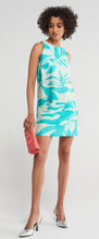 Load image into Gallery viewer, Ottod’Ame Torquoise Printed Shift Dress
