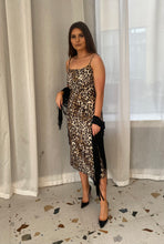 Load image into Gallery viewer, Beatrice B Leopard Print Duchesse Dress
